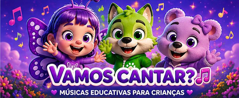Arte de capa do canal Universo Mavie com os personagens principais.